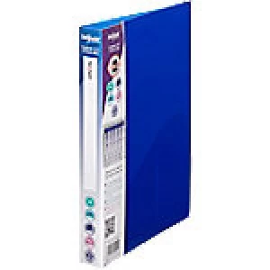 Snopake Ring Binder 2 ring 15mm Polypropylene A5 Blue 10 Pieces