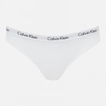 Calvin Klein Womens Core Thong 3 Pack - Multi - XS