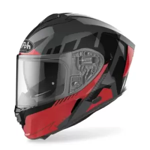 Airoh Spark Rise Helmet, black-grey-red Size M black-grey-red, Size M