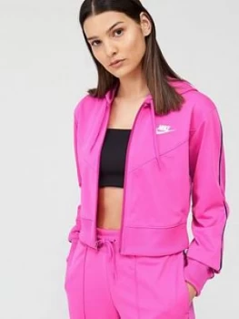 Nike NSW Full Zip Heritage Hoodie - Pink, Size L, Women