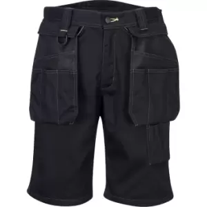 Portwest PW3 Mens Holster Work Shorts Black 42"