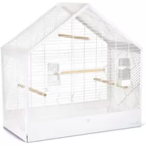 Birdcage Yara White 71x35x70cm Metal Beeztees White