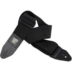 Ernie Ball Black Polypro Guitar Strap