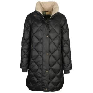 Barbour Womens Charlecote Quilted Jacket Black/Ancient 14