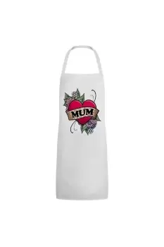 Mum Tattoo Full Apron