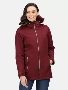 Regatta Myla Waterproof Insulated Jacket - Claret, Size 18, Women