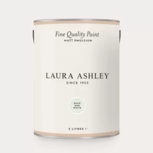 Laura Ashley Matt Emulsion Paint Duck Egg White 5L