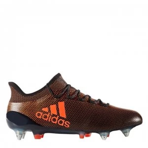 adidas X 17.1 SG Football Boots - Black/SolOrange