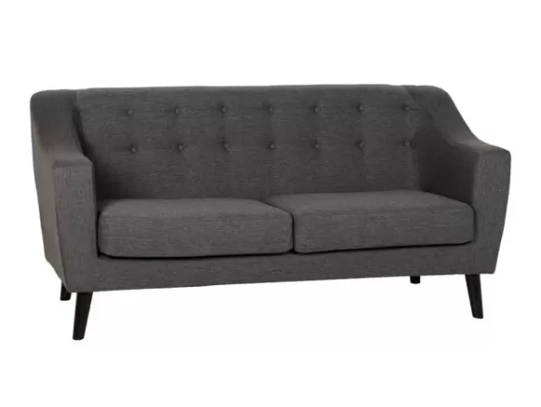 Seconique Ashley Grey Fabric 3 Seater Sofa