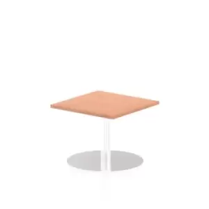 Italia Poseur Table Square 600/600 Top 475 High Beech