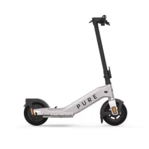 Pure Electric Pure Advance+ Electric Folding Scooter - Platinum Silver