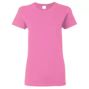 Gildan Ladies/Womens Heavy Cotton Missy Fit Short Sleeve T-Shirt (S) (Azalea)