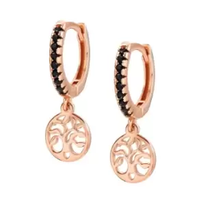 Nomination Chic & Charm Rose Gold Plated Tree of Life Earrings