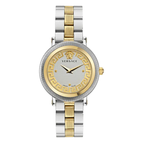 Ladies Coin Edge Stainless Steel Watch VE7F00423