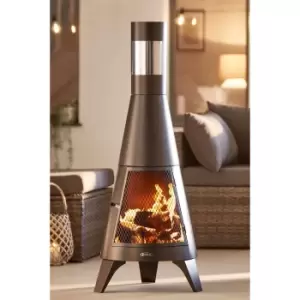 Tower Fire Pit with Chimney