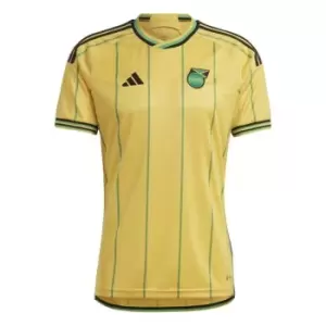 adidas Jamaica Home Shirt 2023 Adults - Gold