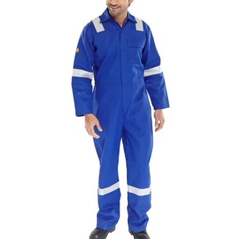 Fire Retardant Nordic Design Boilersuit Royal Blue - Size 50