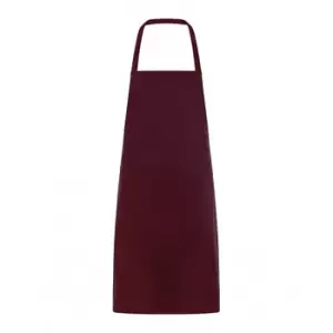 SOLS Unisex Gramercy Bib Apron (One Size) (Burgundy)