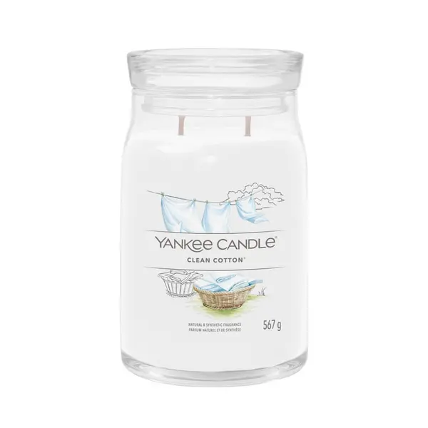 Yankee Candle Clean Cotton Scented Candle 567g