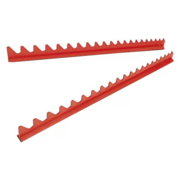 Genuine SEALEY WR02 Sharks Teeth Spanner Rack Magnetic 2pc