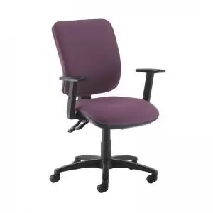 Senza high back operator chair with adjustable arms - Bridgetown