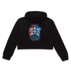 Marvel Dr Strange Juego Terminado Womens Cropped Hoodie - Black - XL