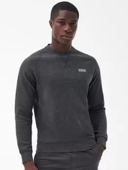 Barbour International Essential Crew Neck Sweatshirt - Dark Grey, Size 2XL, Men