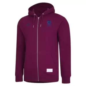 Umbro England Full Zip OTH Hoodie Mens - Purple