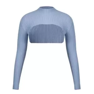 Kangol Neck Jumper Womens - Blue