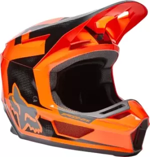 FOX V2 Dier Motocross Helmet, orange, Size S, orange, Size S