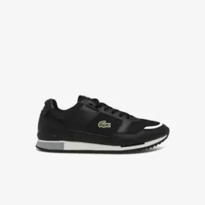 Lacoste Mens Partner Piste Synthetic and Textile Trainers Size 9 UK Black & Grey