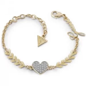 Ladies Guess Cupid Gold Bracelet