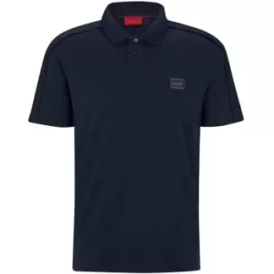 HUGO Logo Polo Shirt - Blue