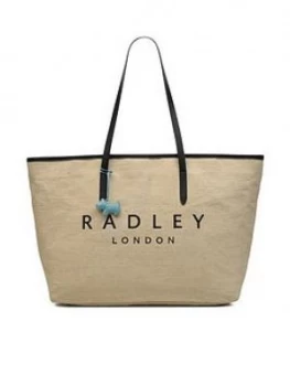 Radley Sea Road Medium Ziptop Shoulder Bag - Natural