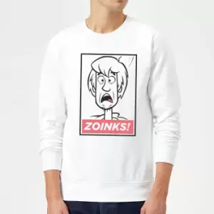 Scooby Doo Zoinks! Sweatshirt - White - XXL