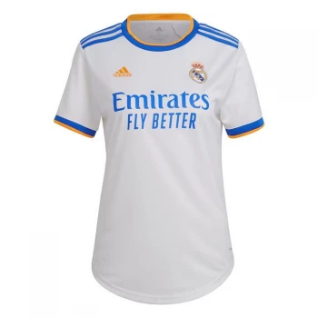 adidas Real Madrid 2 half 2 Home Jersey Womens - White