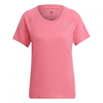 adidas Runner T-Shirt Womens - Rose Tone