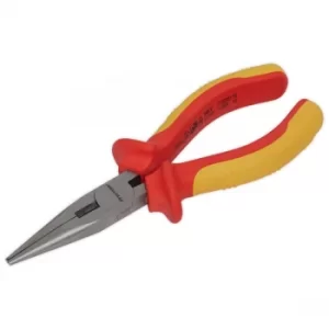 Sealey AK83456 Long Nose Pliers 160mm VDE Approved