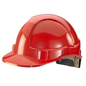 BBrand Wheel Ratchet Safety Helmet Red