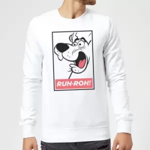 Scooby Doo Ruh-Roh! Sweatshirt - White - XXL