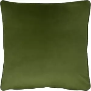 Opulence Soft Velvet Cushion Olive