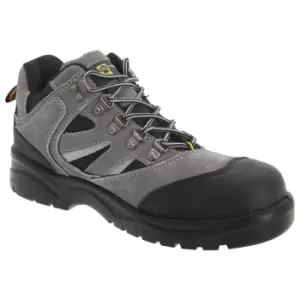 Grafters Mens Industrial Safety Hiking Boots (10 UK) (Dark Grey/Black)