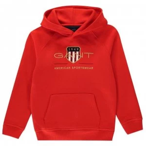 Gant Gant Archive Hoodie Juniors - Lava Red 667