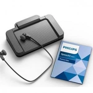 Philips Transcription Kit Software Headset 234 Foot Control 210 Web