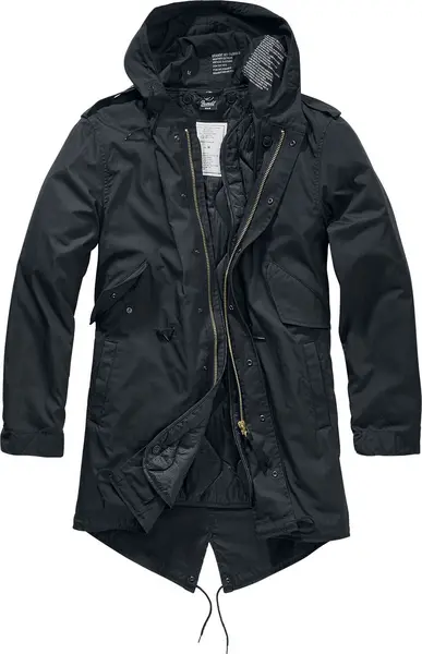 Brandit M51 US Parka Parka Black M Men