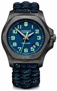 Victorinox Swiss Army Mens I.N.O.X Carbon Blue Dial Watch