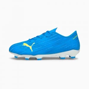 PUMA Ultra 4.2 FG/AG Youth Football Boots, Blue/Yellow Alert Size 11 Shoes