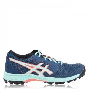 Asics Field Ultimate FF Ladies Hockey Shoes - M Blue/Fres Ice