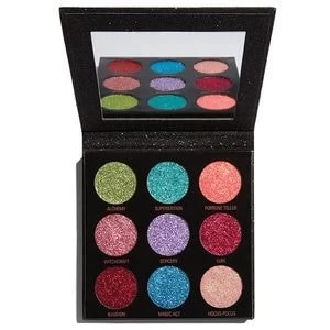 Revolution Pressed Glitter Eyeshadow Palette Abracadabra