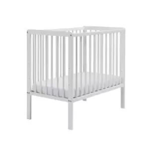 East Coast Nursery Carolina Space Saving Cot With Spring Mattress - White